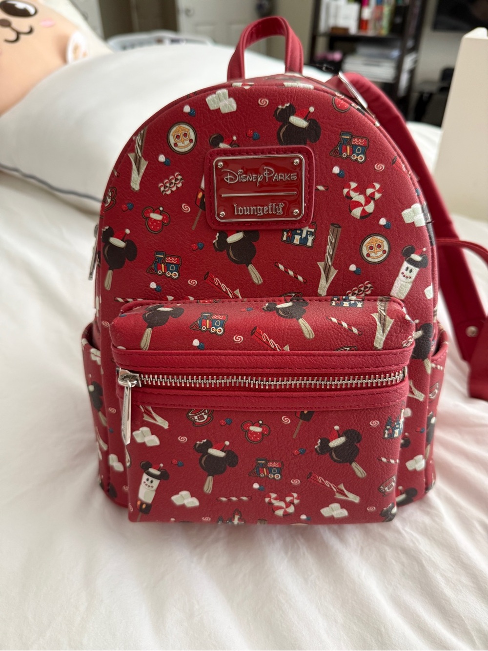 Loungefly Red Disney Parks Mini  Backpack